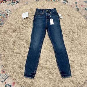 NWT Good American Good Waist Crop jeans size 00/24
